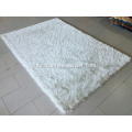 Tunn Polyester Silk Shaggy med Lurex Carpet Rug